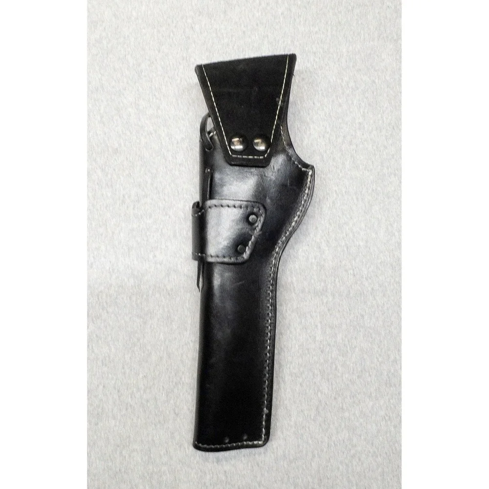 Vtg Black Leather Holster 12